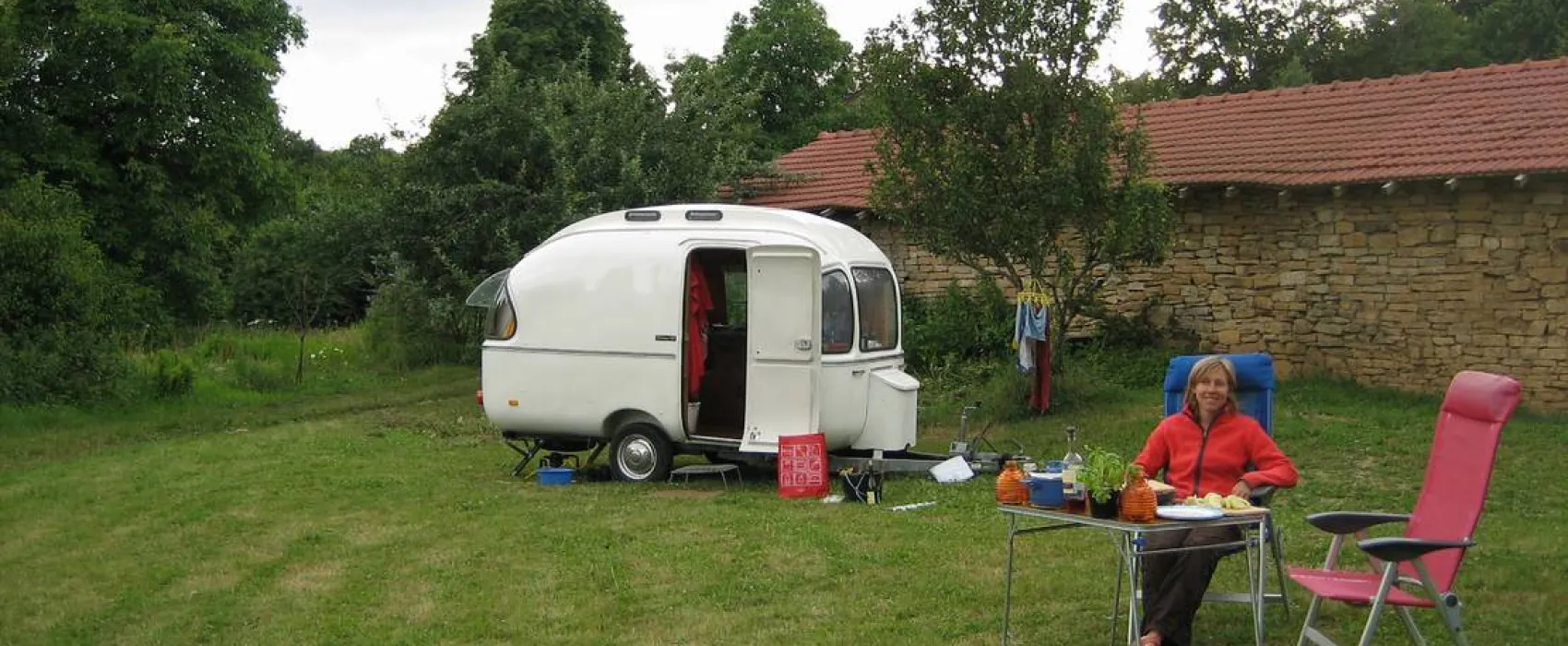 Camping à la ferme Domaine de la Pierre Percée