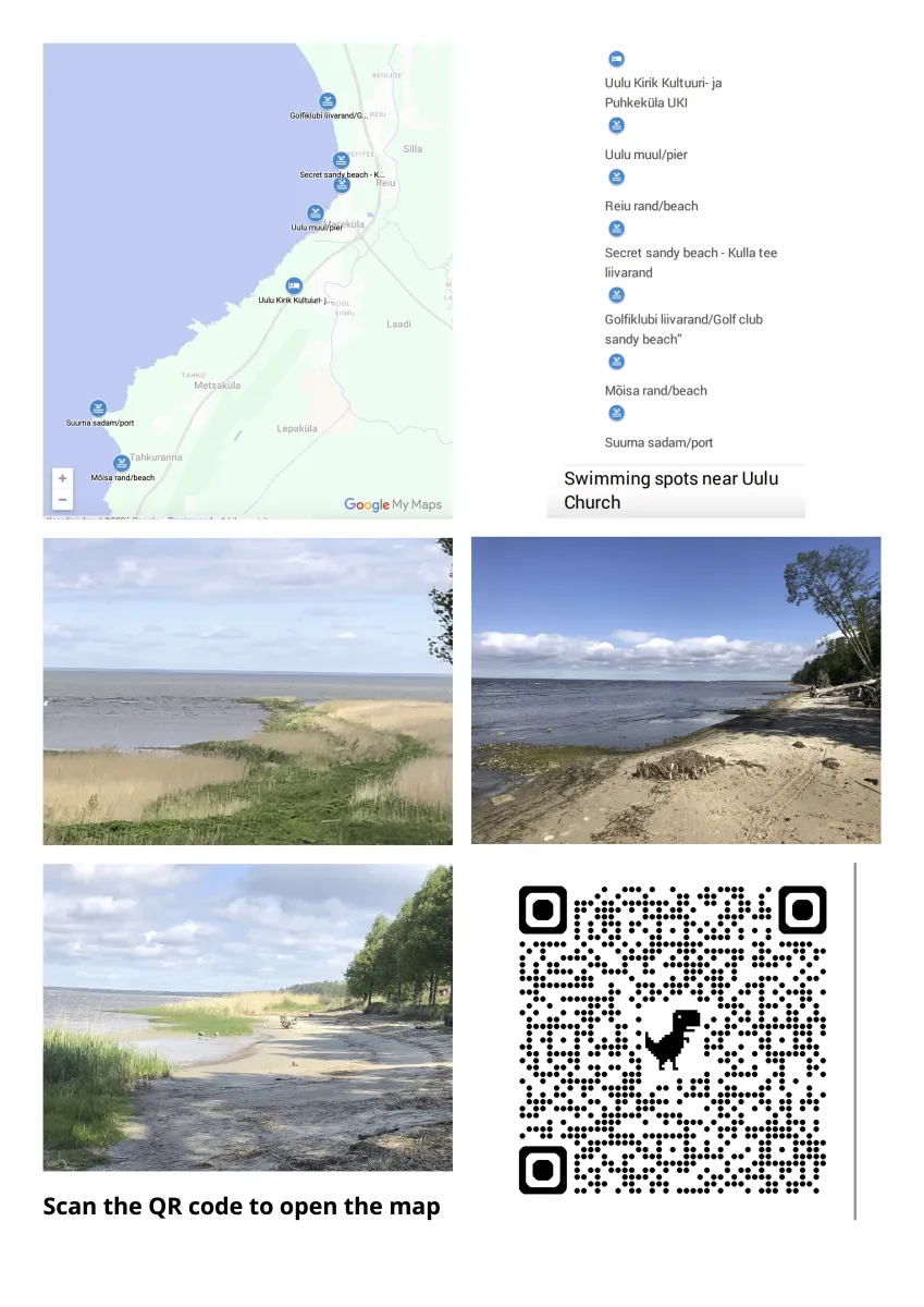 Ujumiskohtade kaart 27.05.2026