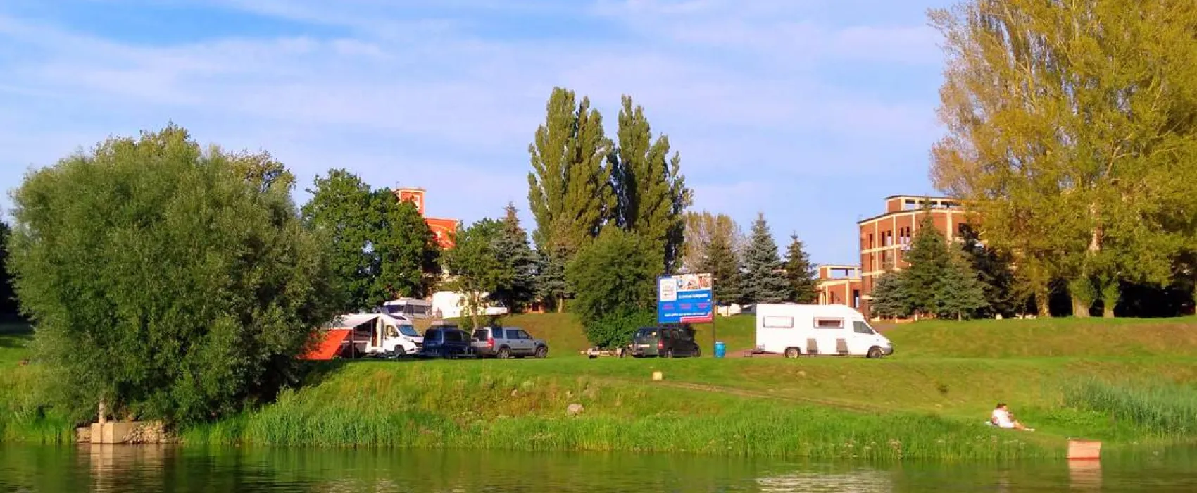 Camping an der Oder