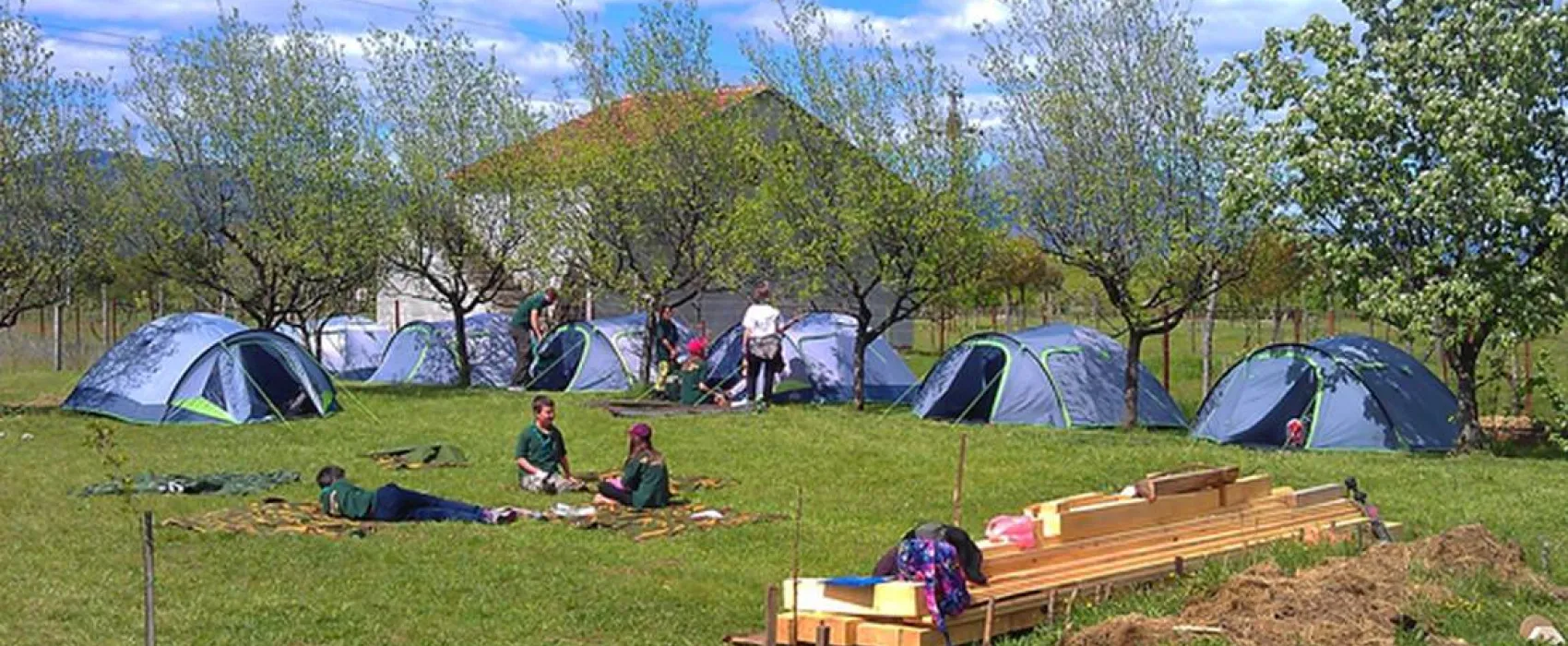 Eco Community Garden Camping