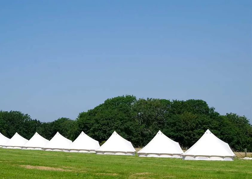 donkey-down-camping-at-culliford-tree-dorchester-agxjd