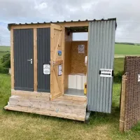 donkey-down-camping-at-culliford-tree-dorchester-yl6ay