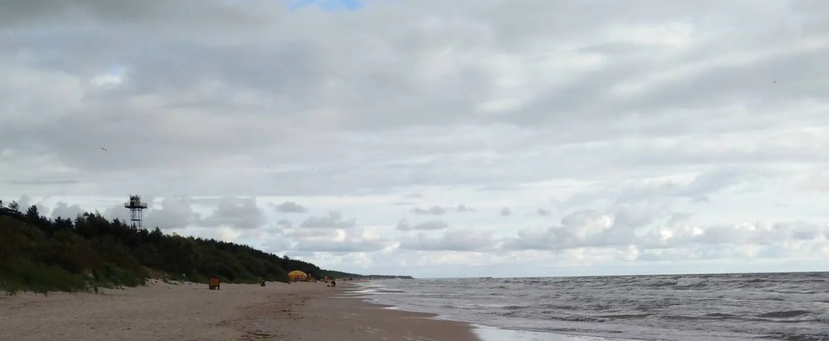 Camping at the sea