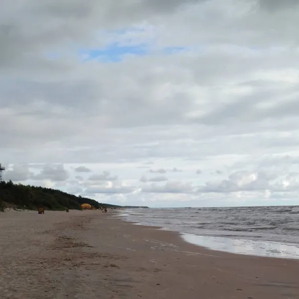 Camping at the sea