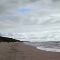 Camping at the sea