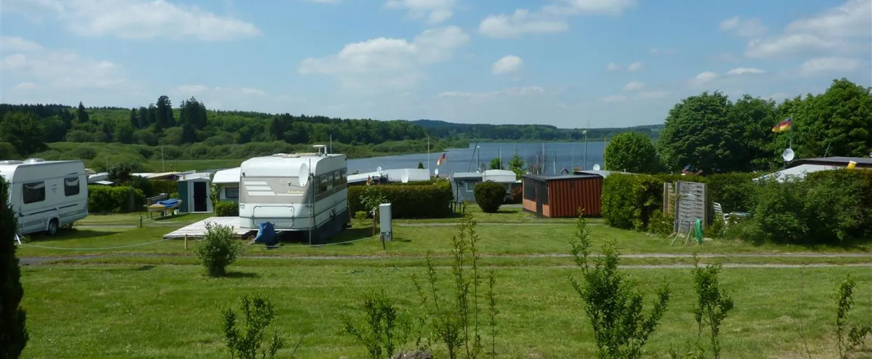 Camping an der Krombachtalsperre