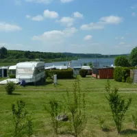 Camping an der Krombachtalsperre