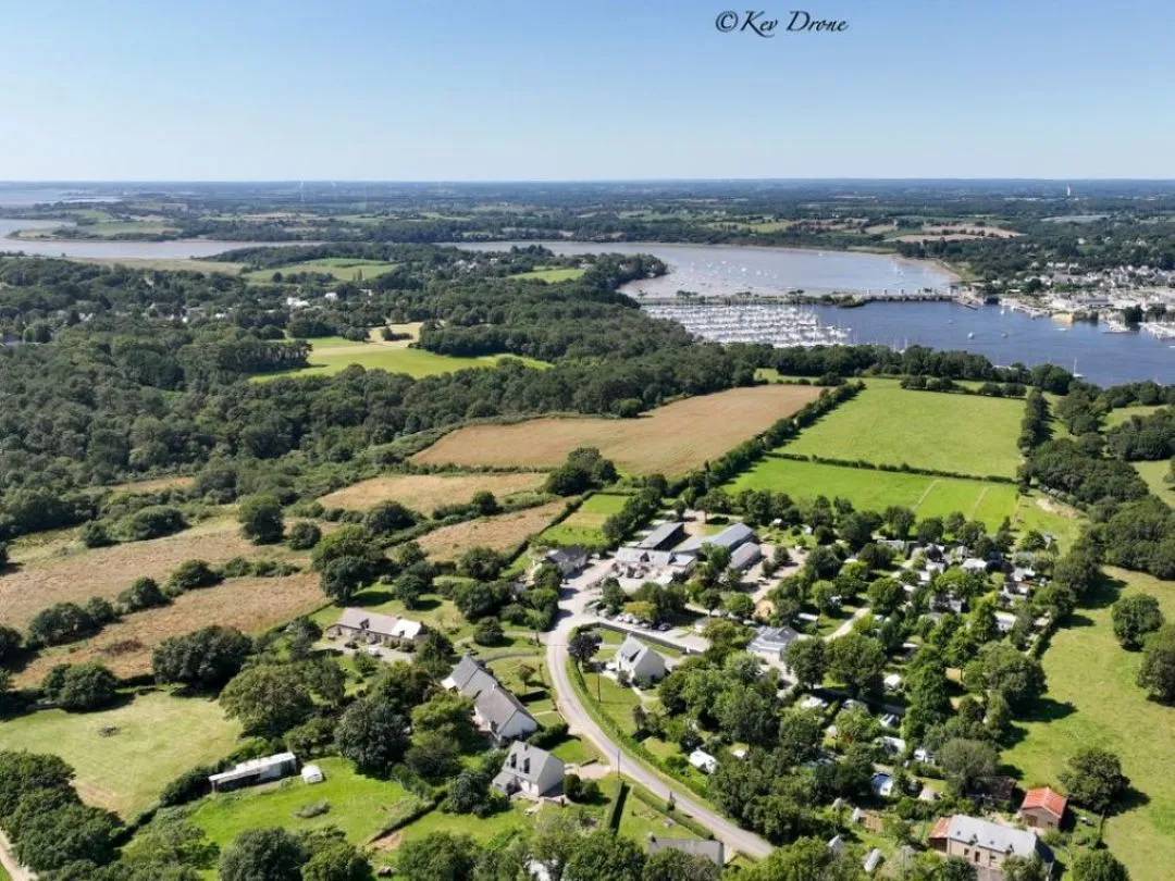 Vue aerienne camping