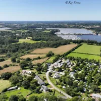 Vue aerienne camping