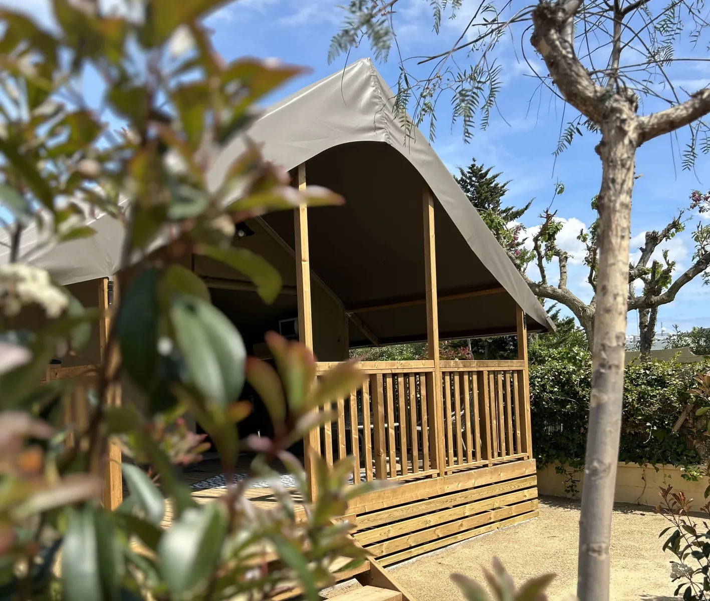 Glamping exterior