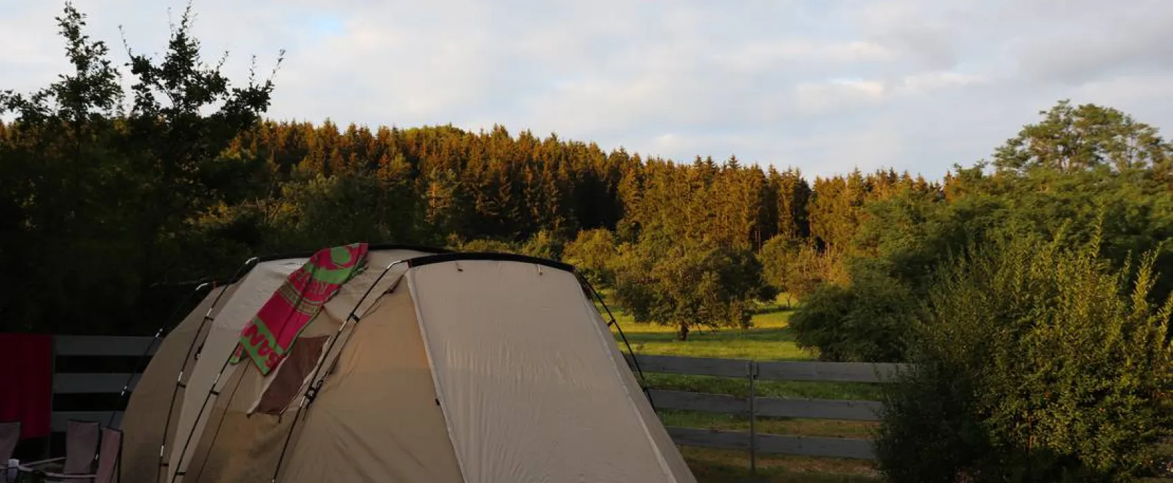 Camping beim Stausee Schömberg