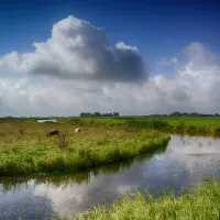 9. Camping it Dreamlân Friesland uitzicht