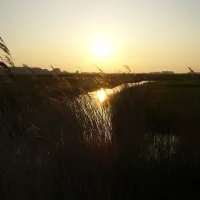 28.b Camping Friesland zonsondergang