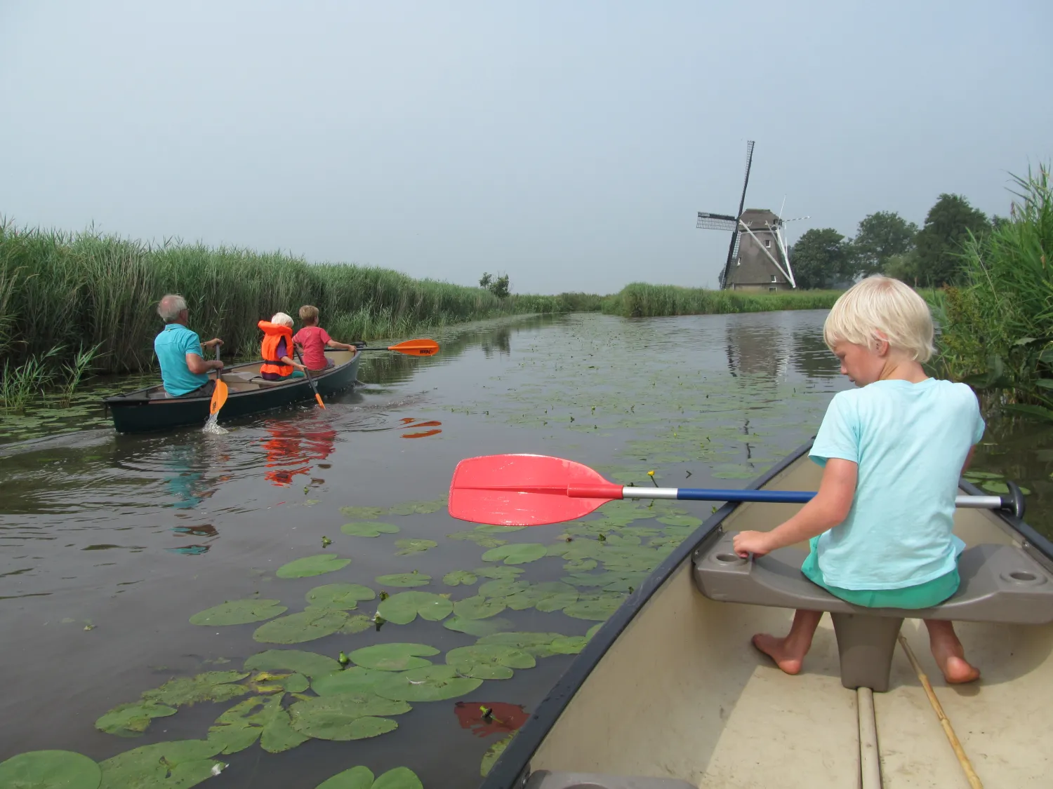 10. Familiecamping Friesland kano varen